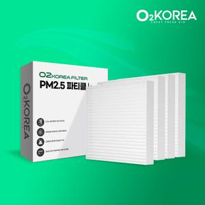 3+1 오투 PM2.5 초미세먼지 자동차 에어컨필터 파티클 차량용 교체 OPM101