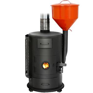 꾸버스 G-9 펠렛난로 화목 겸용 펠릿 가정용 업소용 연통 20평