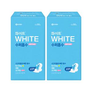화이트 수퍼흡수 대형, 32매, 2개