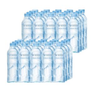 동원샘물 500ml 무라벨 40개 가정용생수배달