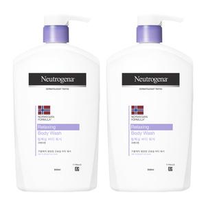 뉴트로지나 릴랙싱 바디 워시, 950ml, 2개 + 증정(인텐스 리페어 시카 에멀젼 15ml)