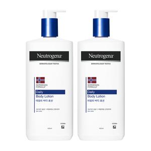 뉴트로지나 데일리 바디 로션 450ml , 2개 + 증정(인텐스 리페어 시카 에멀젼 15ml)