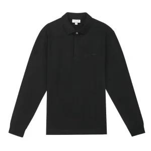 라코스테 파리 레귤러핏 남성 긴팔 폴로티 블랙 PH2481-031