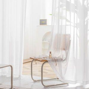 [NS홈쇼핑]뷰하우스 한지 화이트 쉬폰커튼 대형[32966523]