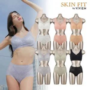 비비안 스킨핏 바디 커버플러스 노와이어 여성속옷세트 12종