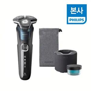 [6%다운쿠폰] PHILPS 필립스 SkinIQ 5000 시리즈 전기면도기 S5889/73 일렉트릭 블루