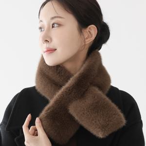 서진퍼 고퀄리티 밍크 쁘띠 에코퍼 털목도리 페이크퍼 토끼털 머플러 (프리미엄)