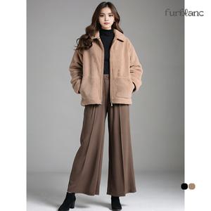[퍼블랑]리버시블 에코퍼 카라 양면 양털 자켓_FB3WJK100
