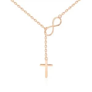 [비앤비골드] 14K 영원한 믿음 십자가 크로스 목걸이 NPN14364