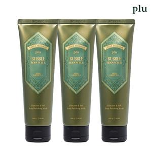 [플루][기획상품] 버블 바디 스크럽 허브그린티 200g x 3