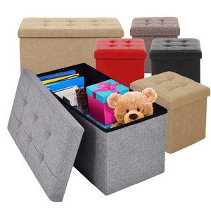 [오너클랜]스툴 수납의자 보조벤치 풋스툴 낮은미니 패브릭 쿠션 보조스툴 접이식스툴.벤치스툴 가죽스툴