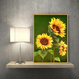 [RG8O6SS6]해바라기그림액자 풍수그림 돈들어오는