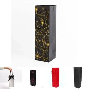 (10p 세트) 샤인 와인 쇼핑백/박스/와인병/휴대용/양주/케이스/캐리백/직사각/포장백/캐리어/와인백/가방