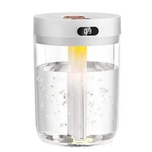 듀얼분사 미니가습기 초음파 1.5L 간편세척 무드등 가습기 OHM-D15L