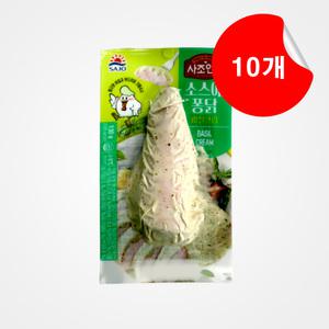 [사조대림] 소스에퐁닭 닭가슴살 130g 바질크림 x 10개