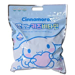 산리오 시나모롤 맛있는 키즈비타민 1000정/비타민C 복숭아맛 어린이비타민