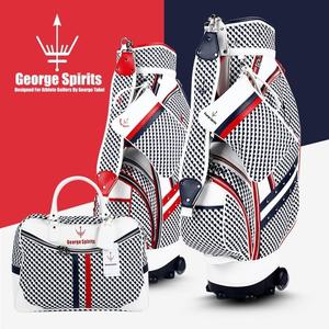 골프백 세트 조지스피리츠 미로틱 W2 여성용 캐디백 세트 파우치포함 바퀴형