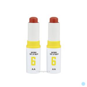갸스비 내츄럴 남자틴트 립밤 발색 컬러 맨즈 4g X2개