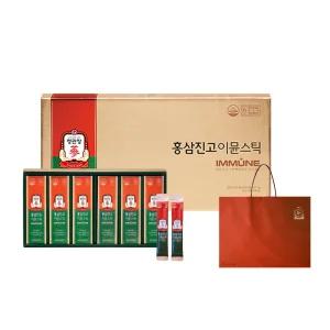 정관장 홍삼진고 이뮨스틱 10g x 30포 홍삼 농축액 선물세트 (쇼핑백 포함)
