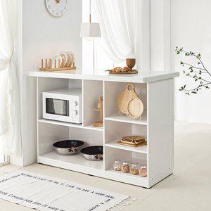 [아이앤][착불]스테른 아일랜드 식탁 오픈형 대리석 홈바 1200