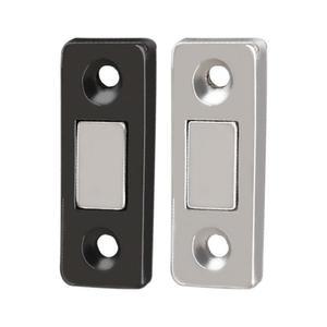 1P 자석 도어스토퍼 블랙 슬라이딩 도어 미닫이문 마그네틱 문고정장치