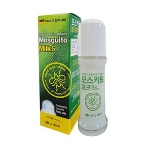 모스키토 밀크 에스 50ml x 1개 바르는 롤온타입 모기기피제 등산 낚시 캠핑 H