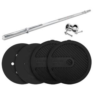 이고진 역기 세트 코어바 블랙 바벨 원판 40.5kg