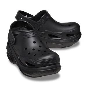 남여공용 버블 크러쉬 클로그 210061-0WC 블랙 / 푹신한 가벼운 발편한 키높이