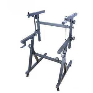 전자 피아노 거치대 악기 전자키보드 받침대 휴대용 검정색 이중 BSZ02 피아노 스탠드