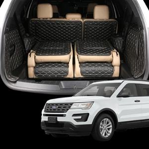 KHAN칸 포드 익스플로러 카본 트렁크 풀매트 차박용 매트