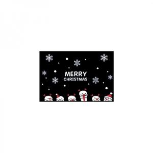 크리스마스 유리창 스티커 쪼꼬미 빼꼼 눈사람