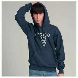 TC s 오카시오 보카시 기모 양털 후드티 곤색