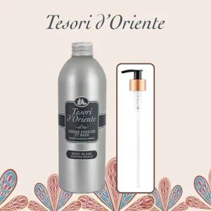 테소리도리엔테 배쓰크림 (바디워시 500ml) 화이트머스크 + 펌프