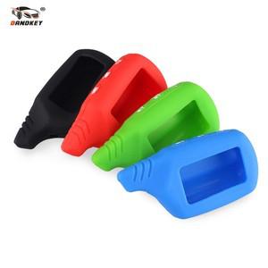 Dandkey 실리콘 LCD 바디 키 커버 케이스, 스타라인 B9, V7 용, 원격 체인, 양방향 자동차 알람