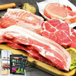 수입산 흑돼지 프리미엄 세트 2kg 1팩 (소스증정)