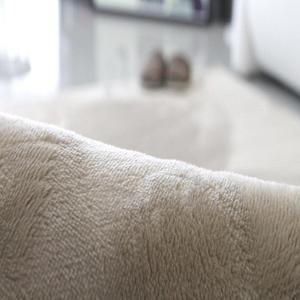 베이지 원형카페트 앙고라 극세사 러그150X200 (3ZOym)