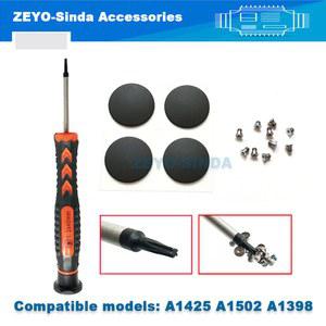 노트북 맥북 프로 레티나 A1425 A1502 A1398 고무 피트 발 패드 하단 나사 스크루 드라이버