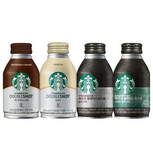 스타벅스 275ml 4종(에스프레소, 바닐라, 블랙, 스위트) 6캔씩 24캔.