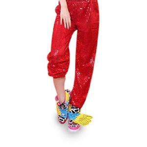 [HY67HL01_56]반짝이 바지 키워드없음 빨강색