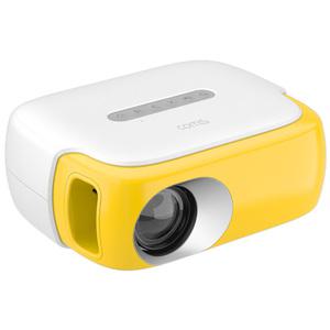 미니 LED 빔 프로젝터 360p 소형 휴대용 가정용 사무실 캠핑 차박 벽화 작업