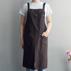 앞치마와가운 여름철 가벼운 얇은 버클형 트임 앞치마 AGHA10