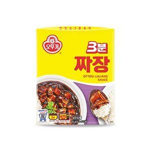 [인정식탁][오뚜기] 3분 짜장 200g x 24개