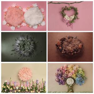 바다속 배경 포토존 신생아 베이비 샤워 봄 꽃 그네 어린이 생일 잠자는 아기 초상화 스튜디오 소품