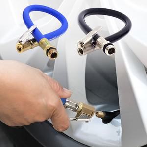 타이어 공기 주입 호스 자동차 오토바이 자전거 에어 펌프 어댑터 노즐