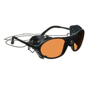 프로스포츠 글레이셔 선글라스 옐로우 비전 HD 스트링 사이드 모터사이클 산악용 스키 가죽