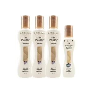 [실크테라피][최신상] 실크테라피 리페러티브 헤어 에센스 아르간 오일 126ml 3개+59ml