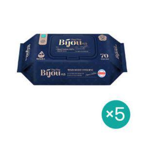 모나리자 데이데이비쥬 리얼코튼 캡형 70매 5개 물티슈 아기물티슈