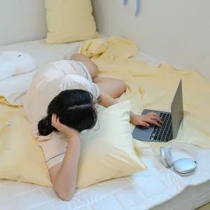 지와이리빙 시원한 아이스 쿨링 듀라론 겹이불 고밀도 60수 차렵 여름이불 SS Q