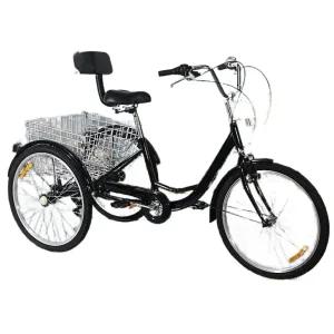 성인 세발 자전거 삼륜 성인세발자전거 노인용 인력거 삼발이 경량