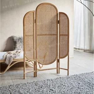 나무파티션 등나무가벽 라탄가벽 칸 분리파티션 실내